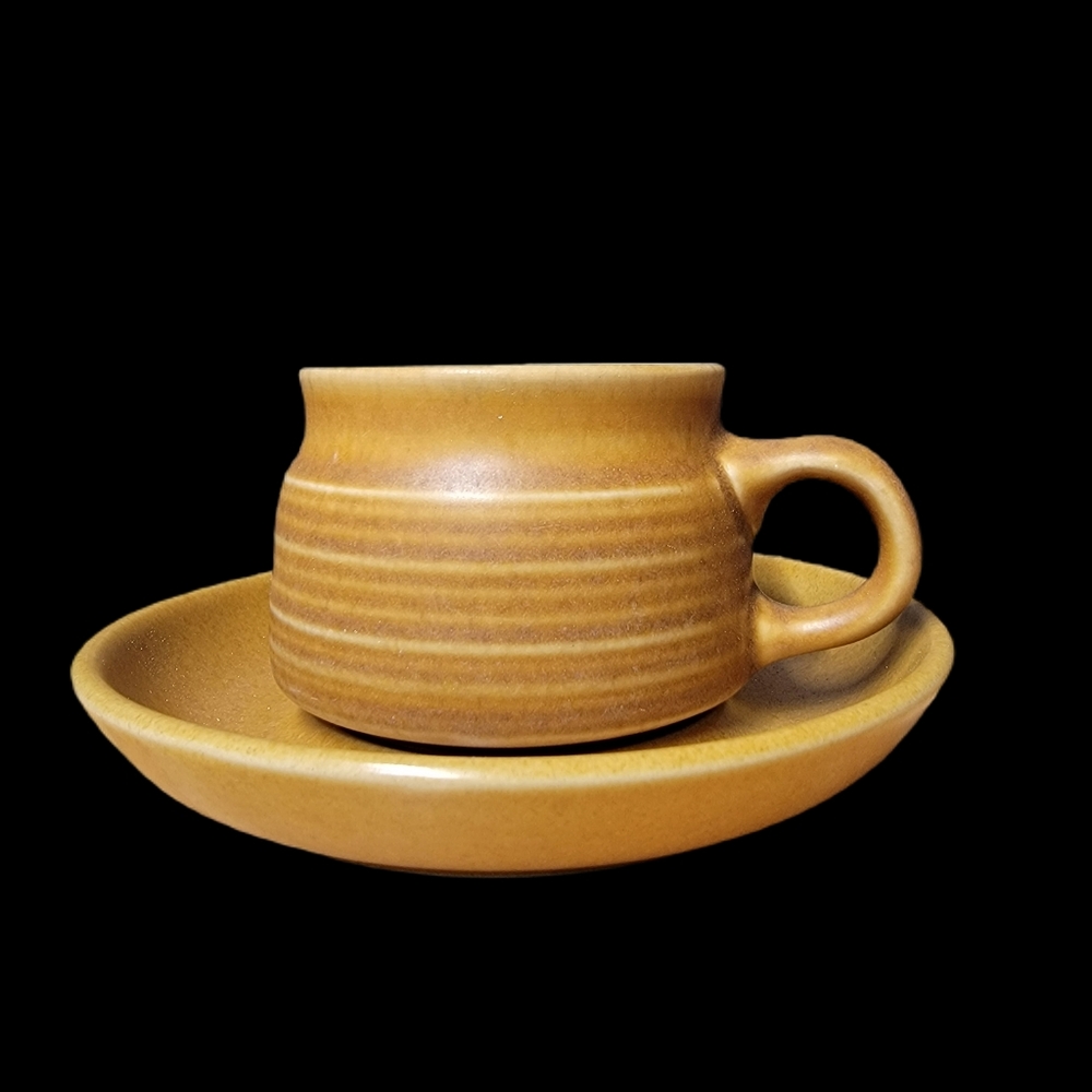 Denby Langley Canterbury Den28 Light Brown Tea Cup